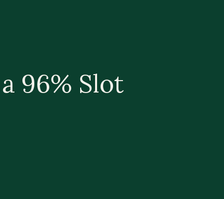 RTP Explained: What a 96% Slot Actually Returns