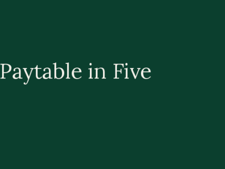 How to Read a Slot Paytable in Five Minutes